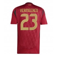 Belgien Arthur Vermeeren #23 Heimtrikot EM 2024 Kurzarm